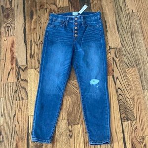 NWT Size 30P Jcrew Denim Jeans